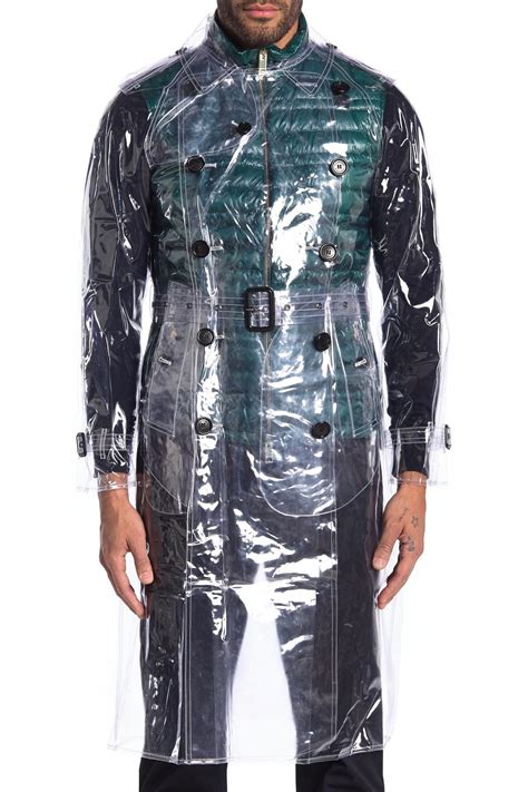 burberry cranleigh clear pvc trench coat|burberry trench jacket.